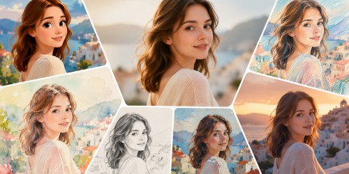 Multiple AI Photo Effects