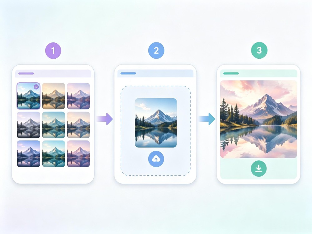 ai photo effects step