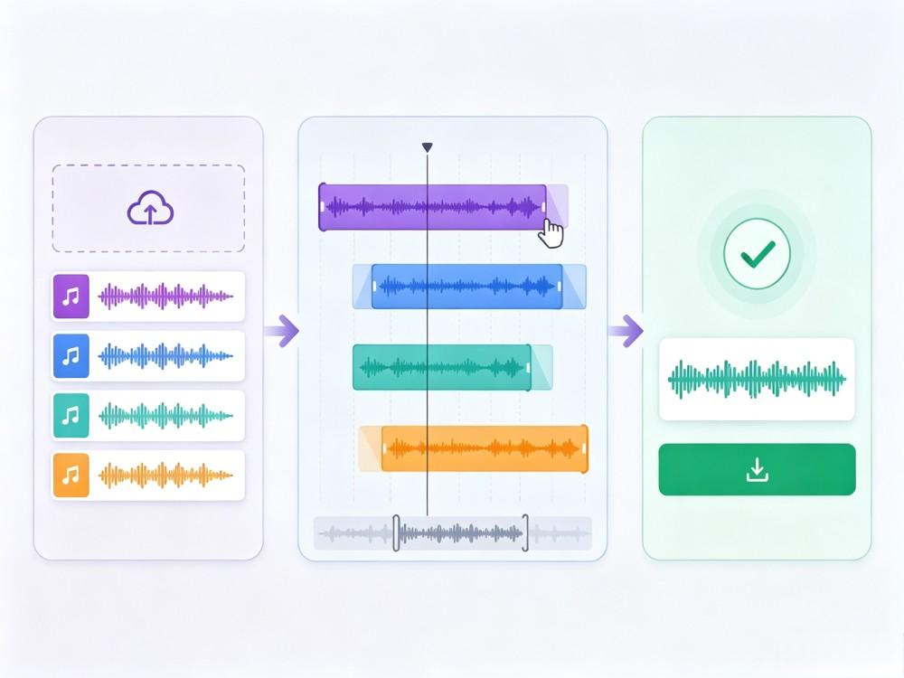 audio merger step
