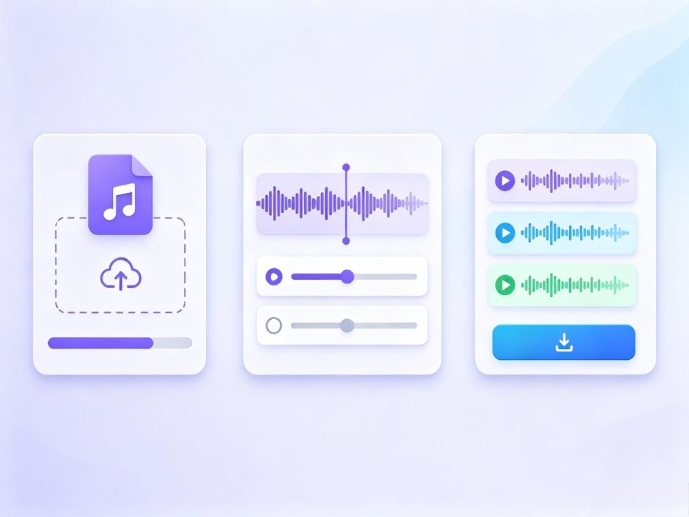 audio splitter step
