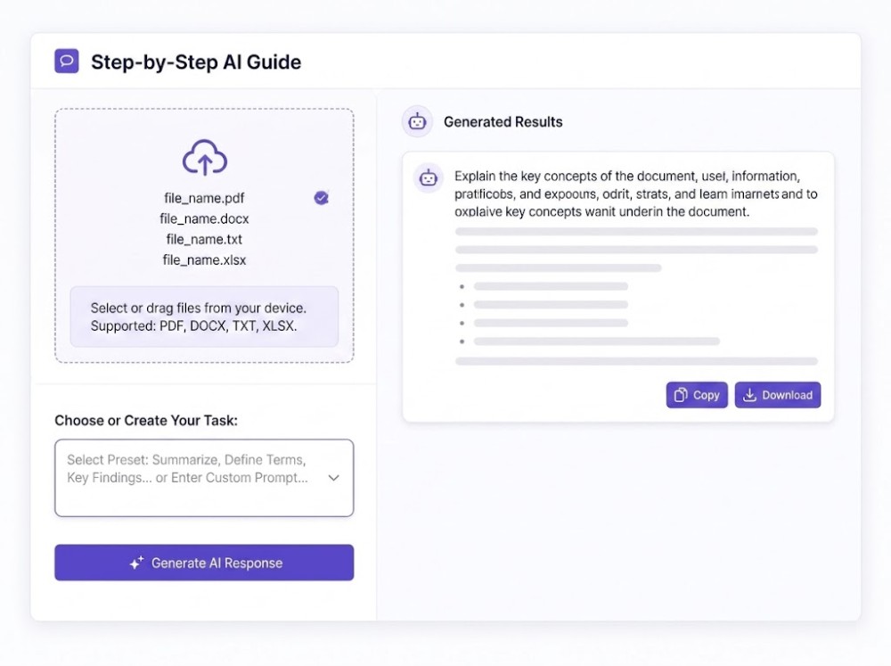 chat with document step