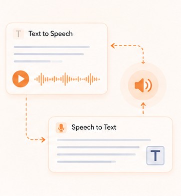 Turn Speech and Text into Audio