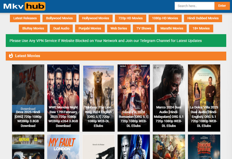 mkvhub download site