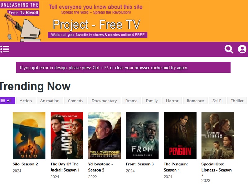 download tv shows on project free tv