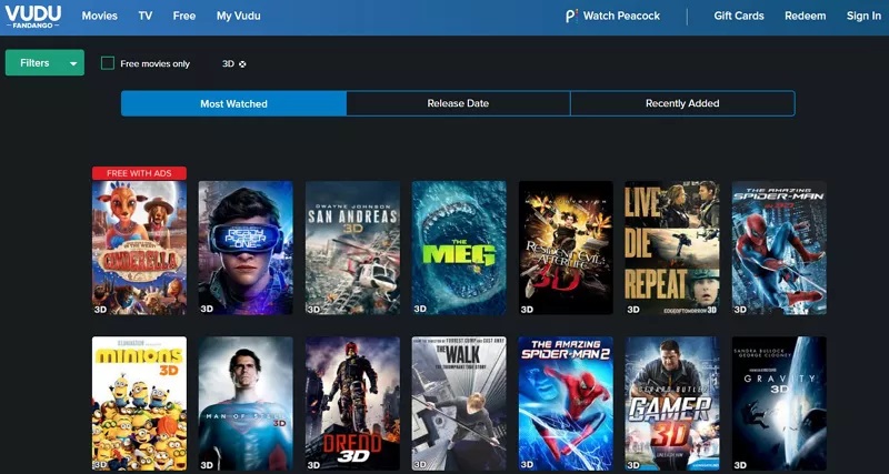 vudu interface