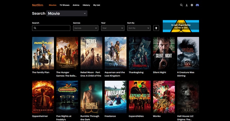 netfilm homepage