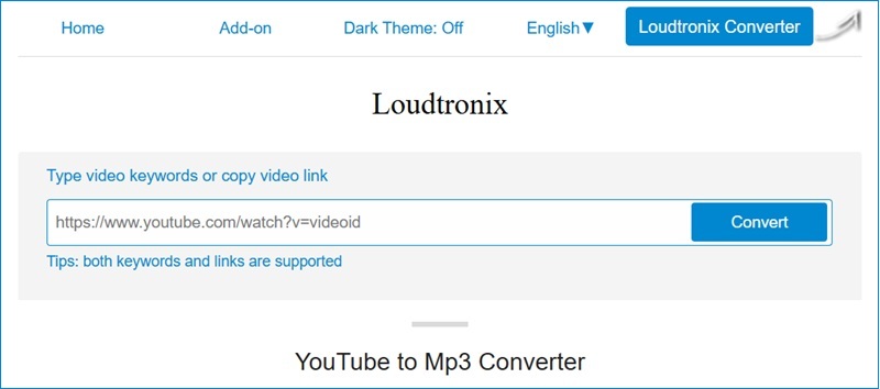 loudtronix homepage