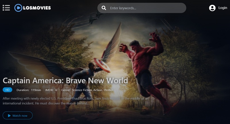losmovies homepage
