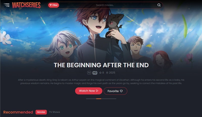 watchseries homepage