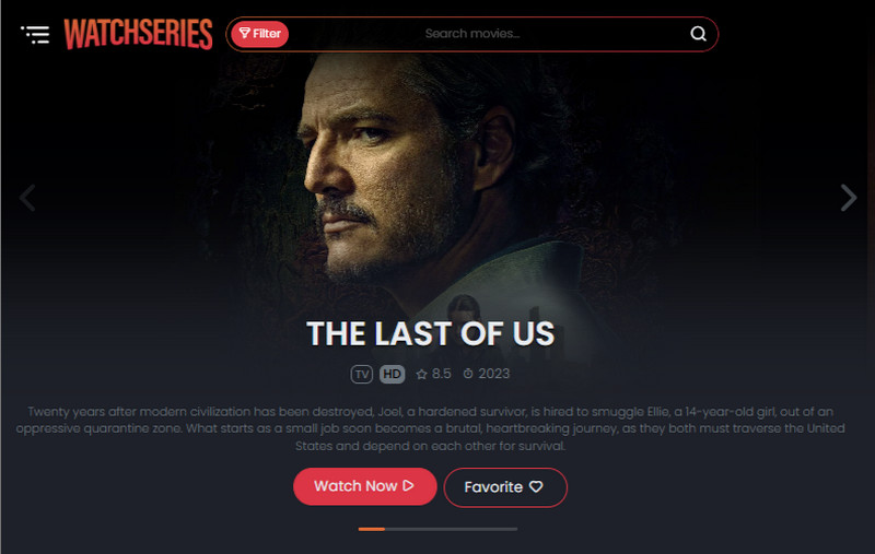 watchseries interface