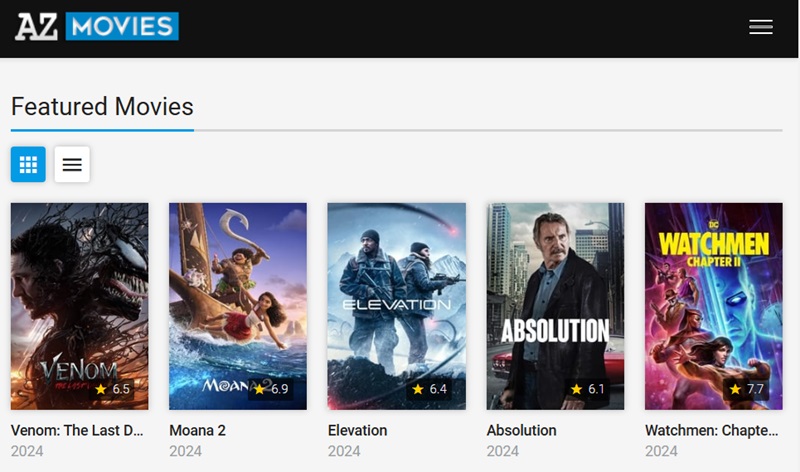 azmovies interface
