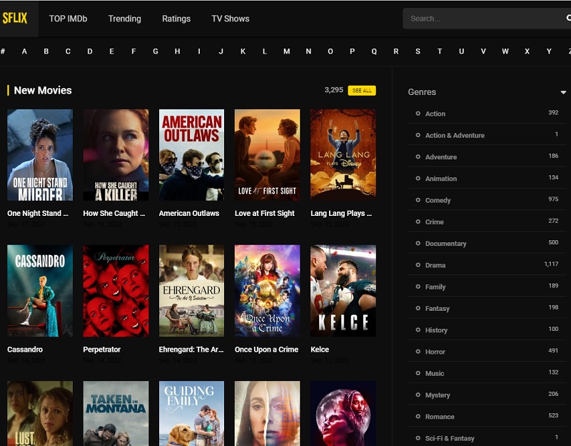 sflix interface