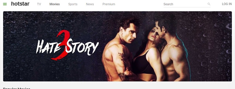 hotstar interface