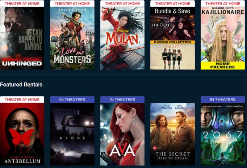vudu homepage