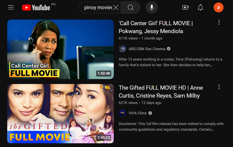 youtube homepage