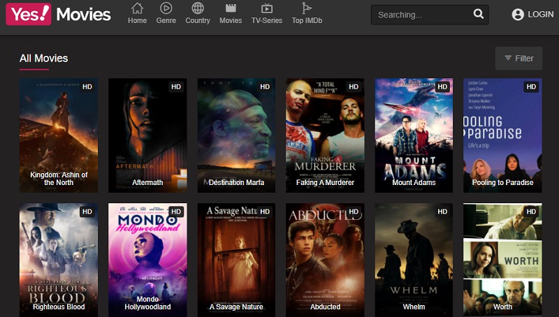 yesmovies interface