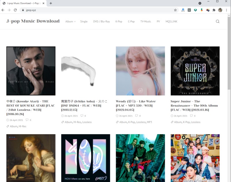 download lossless music j popmusic