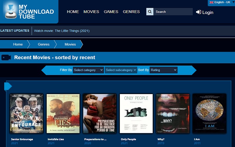 websites like movie4k mydownloadtube interface