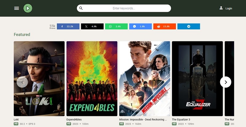 cineb interface