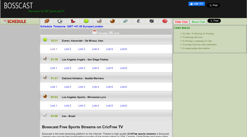 bosscast interface