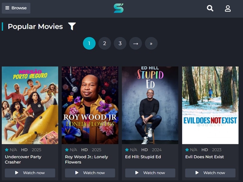 sflix interface