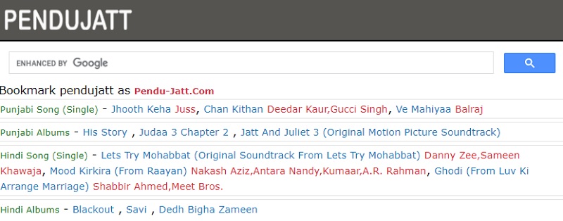 pendujatt homepage
