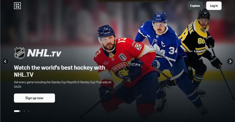 dazn homepage