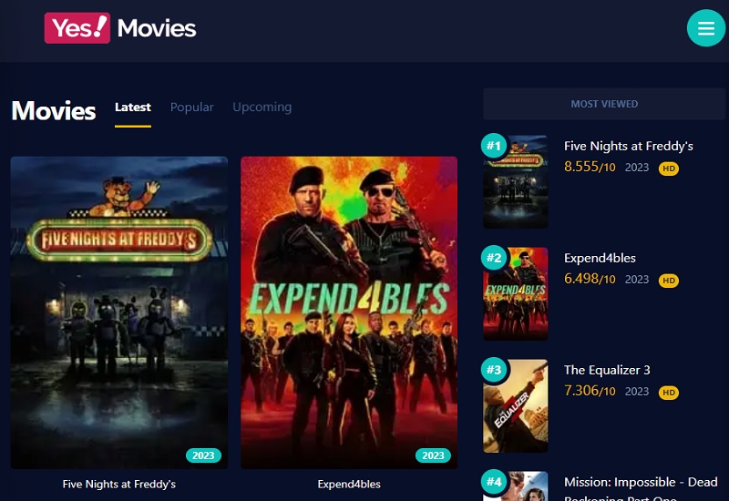 vumoo alternative - yes!movies interface