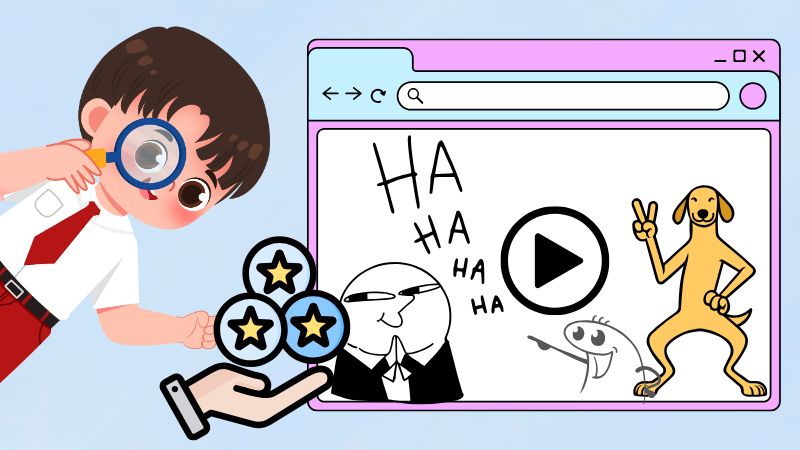 features to look for funny site