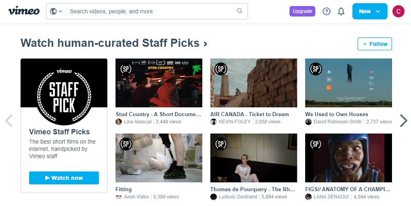 where to find funny videos - vimeo