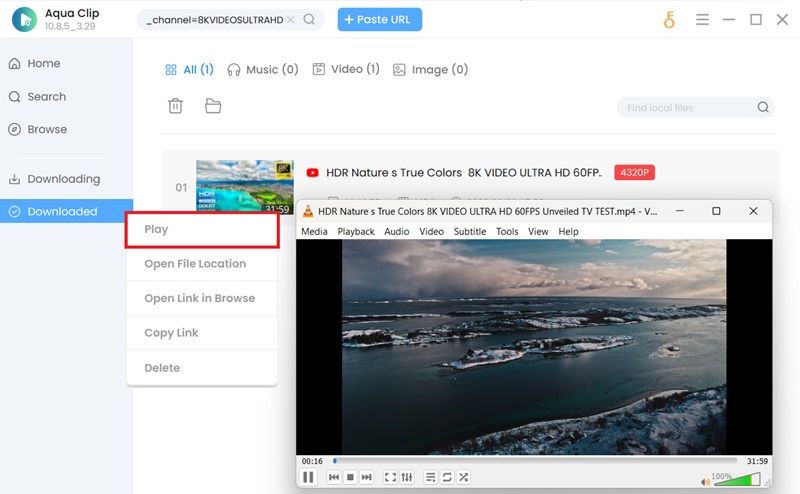 play 8k video