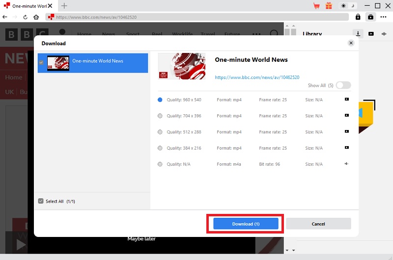 cleverget starting the download process