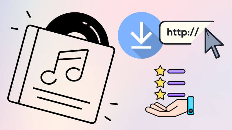 features to look for free album download site