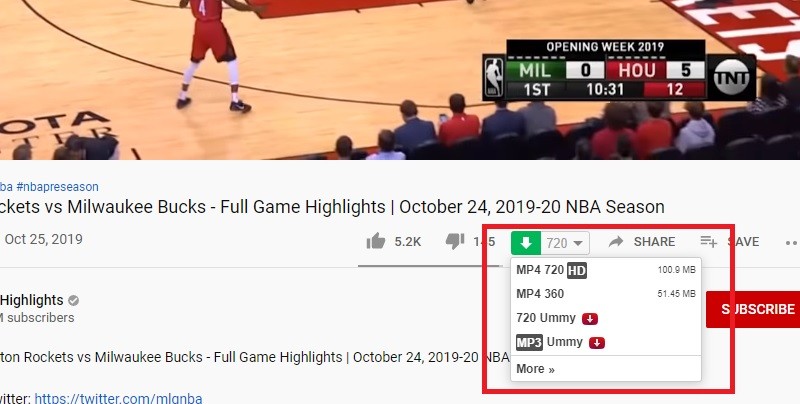 savefromnet chrome youtube downloader