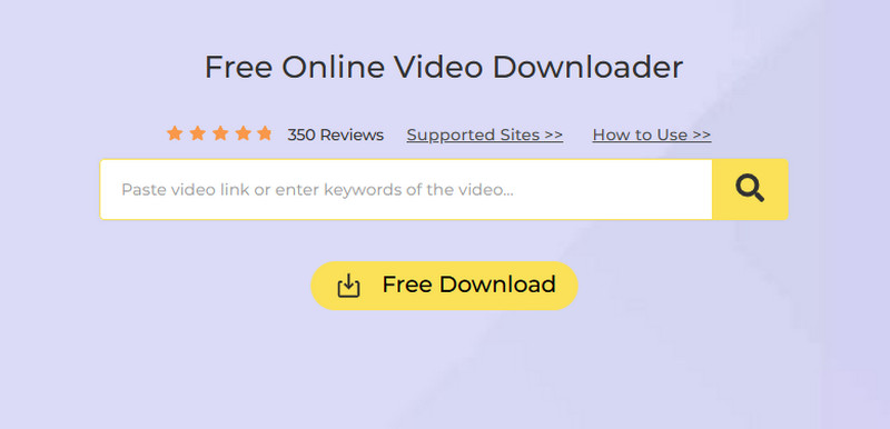 acethinker free online video downloader interface