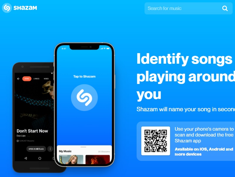 similar song finder shazam