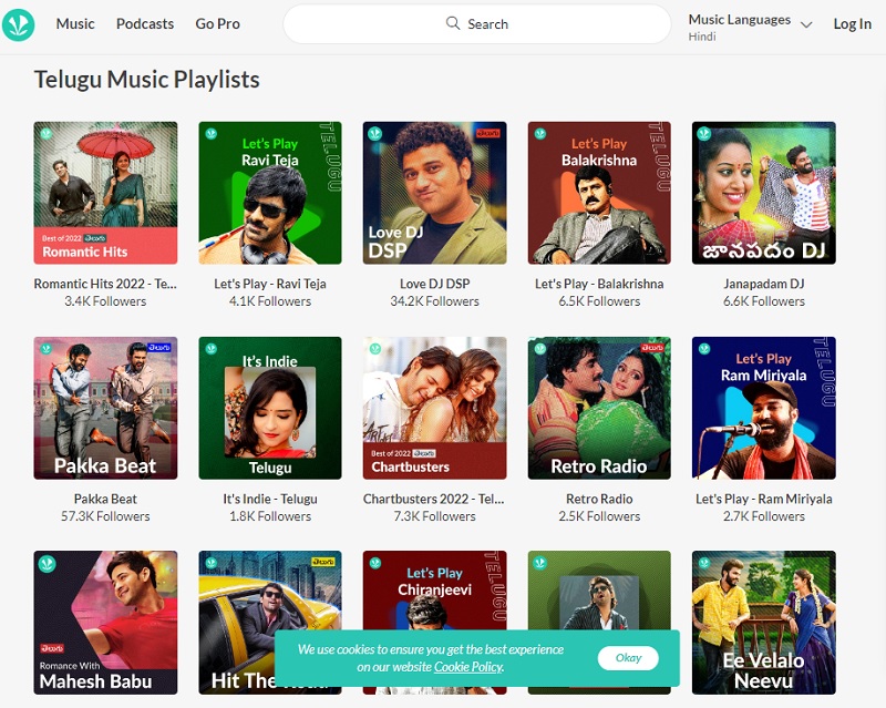 site to download telugu songs - jiosaavn