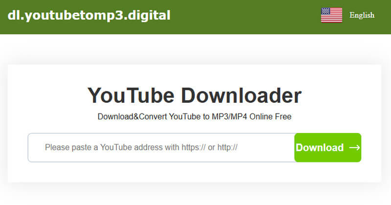 youtubetomp3 digital homepage