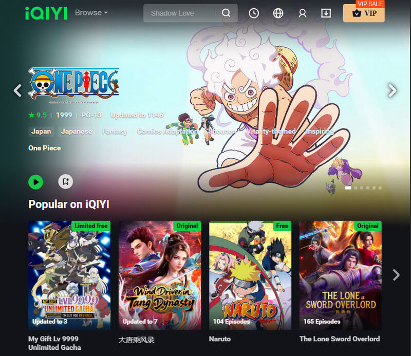 watch chinese anime on iqiy