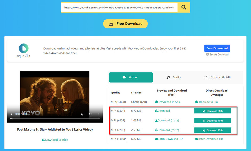 download the video