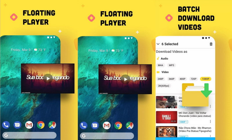 snaptube interface