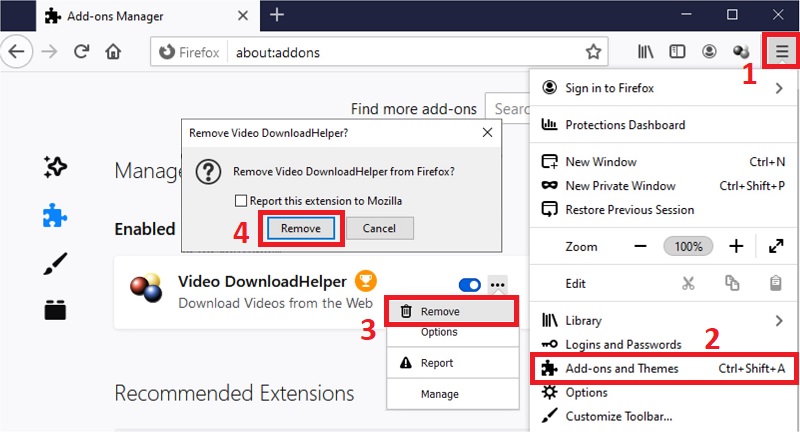 youtube invalid response received firefox extension