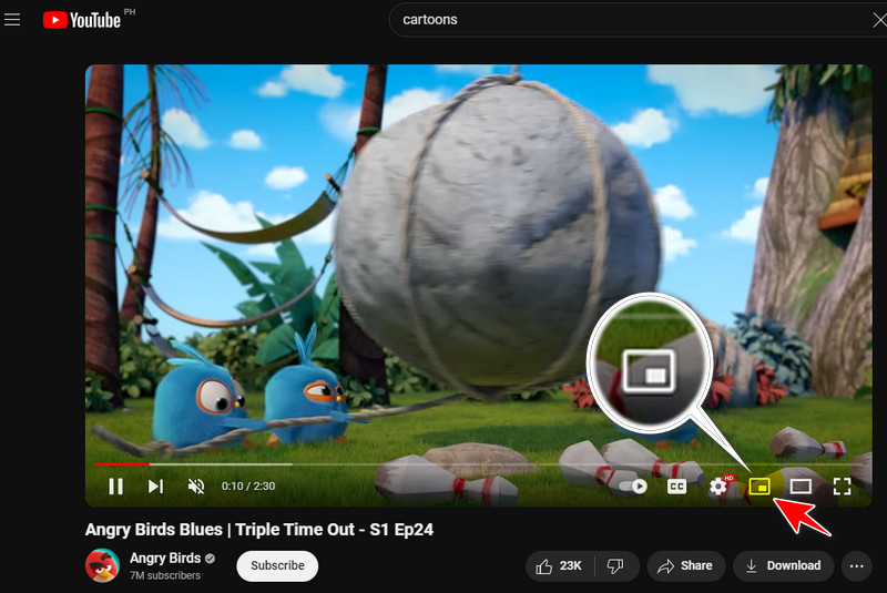 watch youtube video on browser