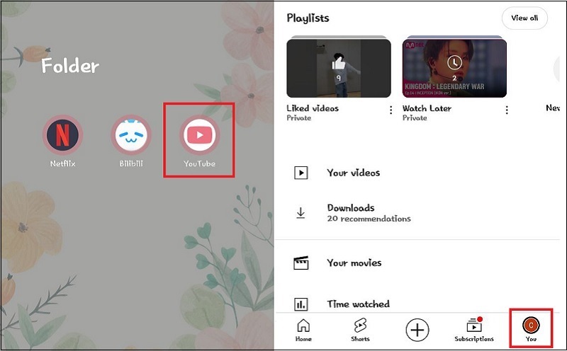 youtube profile
